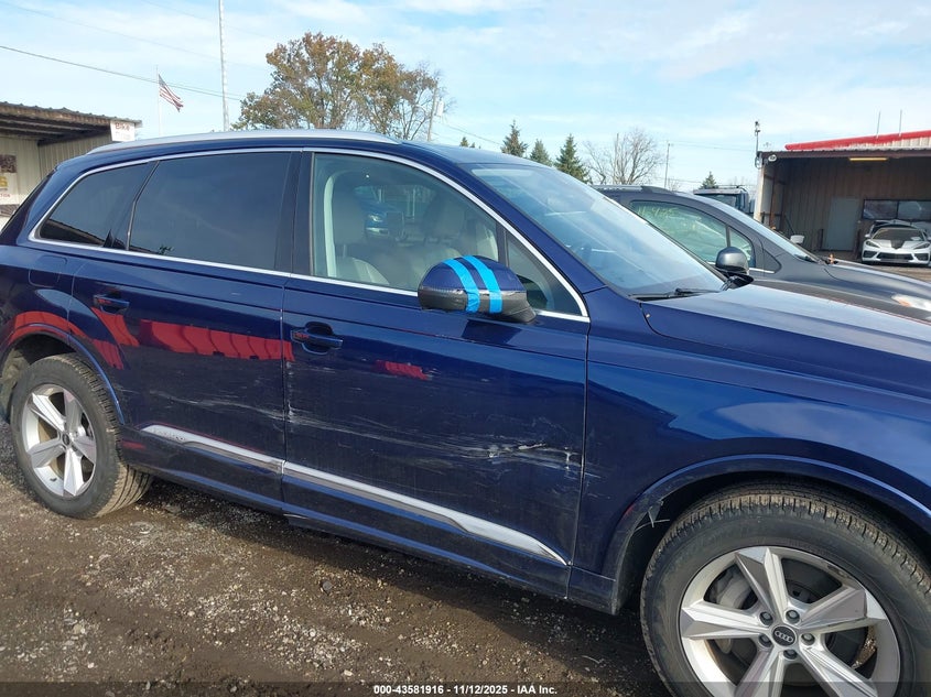 2022 Audi Q7 Premium Plus 45 Tfsi Quattro Tiptronic VIN: WA1LJBF7XND004657 Lot: 43581916