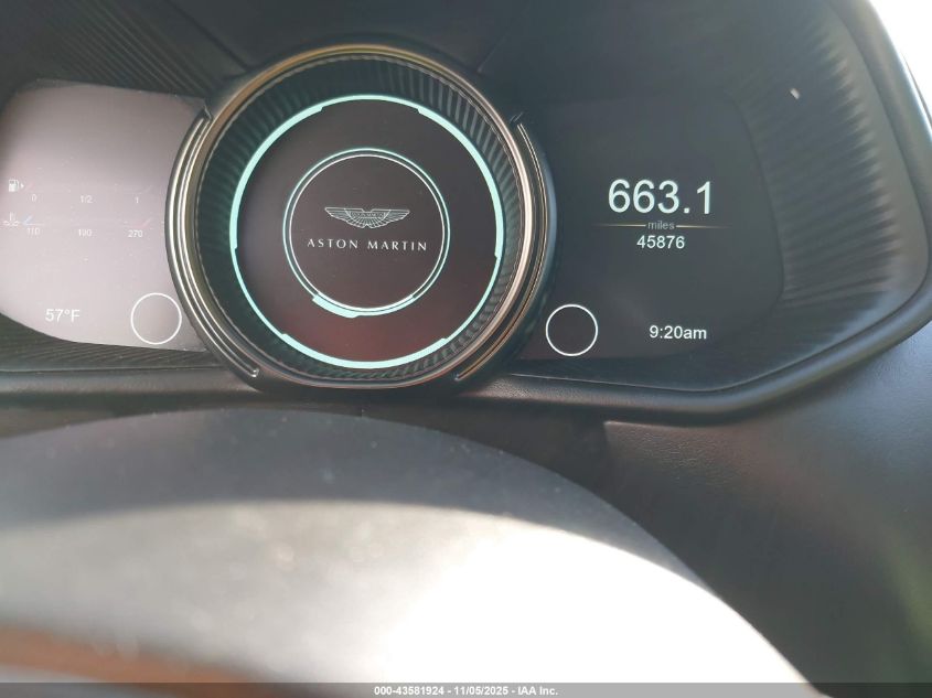 2019 Aston Martin Db11 Amr Signature VIN: SCFRMFEV5KGL08148 Lot: 43581924