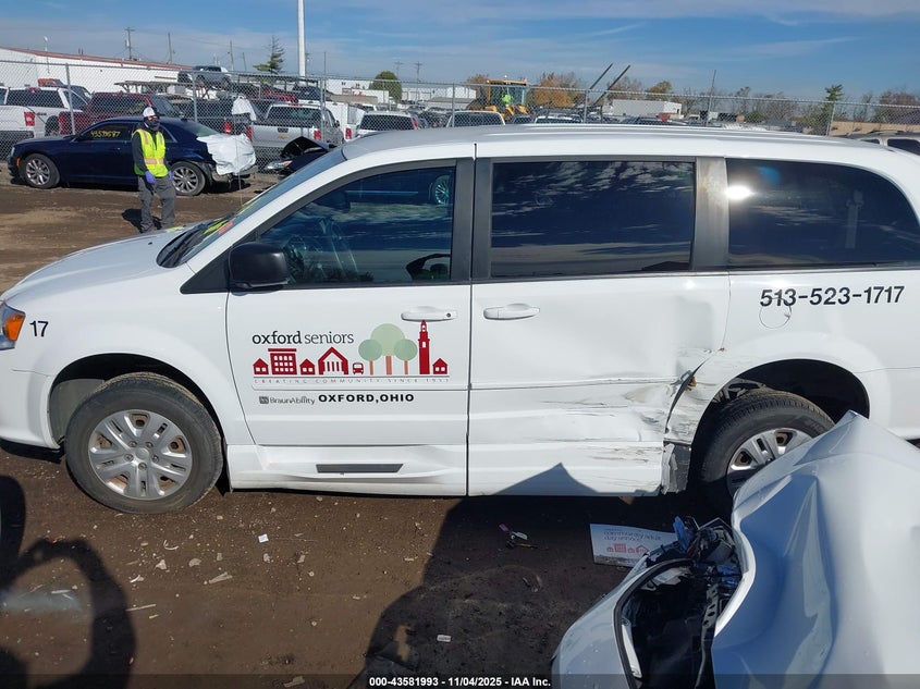 2017 Dodge Grand Caravan Se VIN: 2C7WDGBG9HR687114 Lot: 43581993