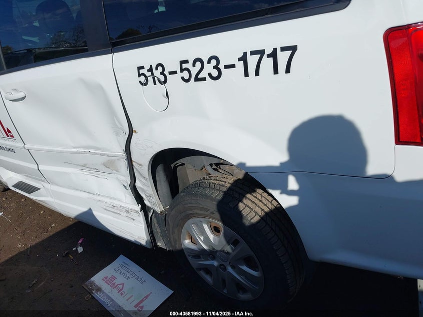 2017 Dodge Grand Caravan Se VIN: 2C7WDGBG9HR687114 Lot: 43581993