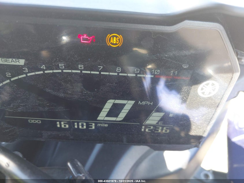 2024 Yamaha Yzfr7 VIN: JYARM38E6RA013741 Lot: 43581979