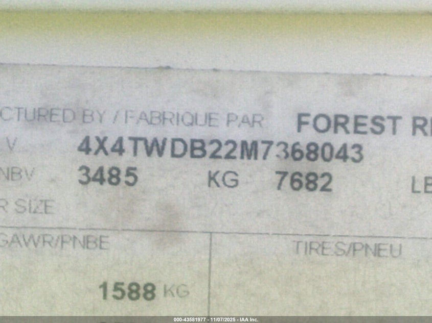 4X4TWDB22M7368043 2021   photo no. 9