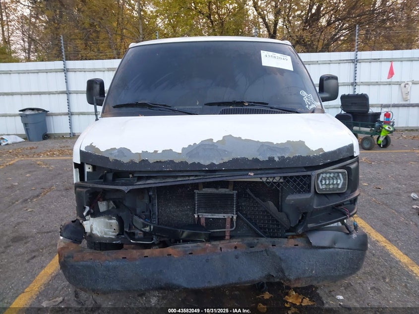 2008 Chevrolet Express Work Van VIN: 1GCHG396181196379 Lot: 43582049