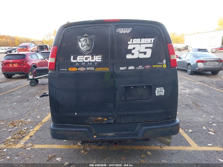 2008 Chevrolet Express Work Van VIN: 1GCHG396181196379 Lot: 43582049