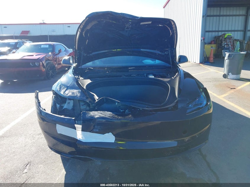 2025 Tesla Model 3 Long Range Rear-Wheel Drive/Standard VIN: 5YJ3E1EA6SF030565 Lot: 43582213
