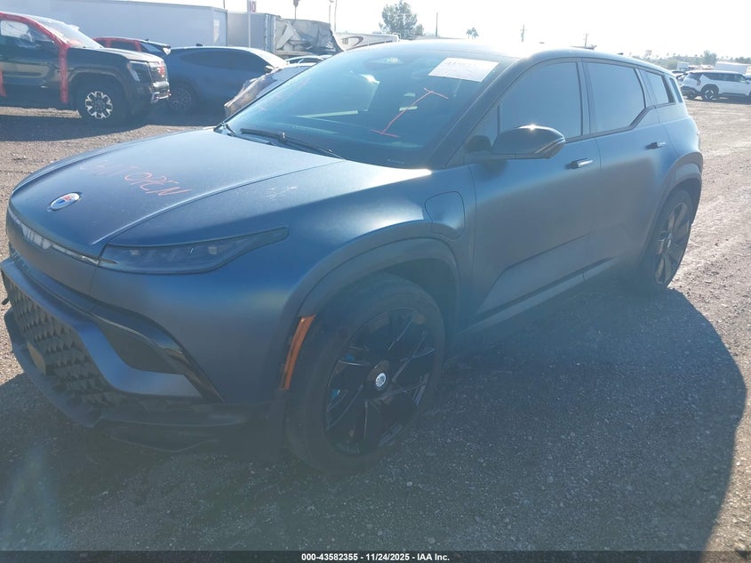 Vin: vcf1zbu29pg003191, lot: 44077420, fisker ocean one 20232