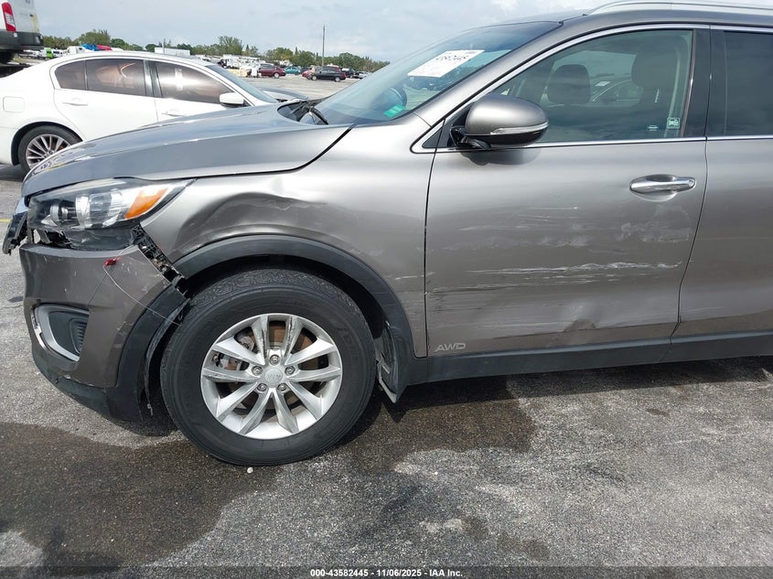 2016 Kia Sorento 2.4L Lx VIN: 5XYPGDA3XGG039709 Lot: 43582445