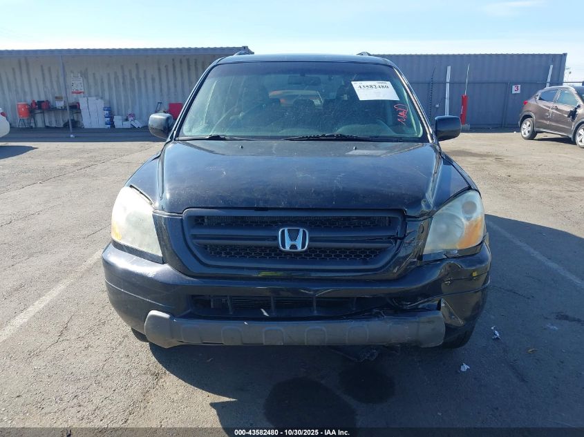 2003 Honda Pilot Ex-L VIN: 2HKYF18623H575515 Lot: 43582480