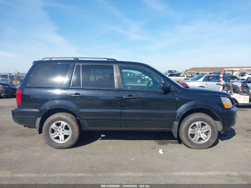 2003 Honda Pilot Ex-L VIN: 2HKYF18623H575515 Lot: 43582480