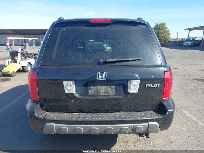 2003 Honda Pilot Ex-L VIN: 2HKYF18623H575515 Lot: 43582480