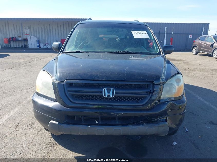 2003 Honda Pilot Ex-L VIN: 2HKYF18623H575515 Lot: 43582480