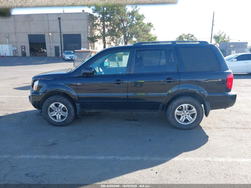 2003 Honda Pilot Ex-L VIN: 2HKYF18623H575515 Lot: 43582480