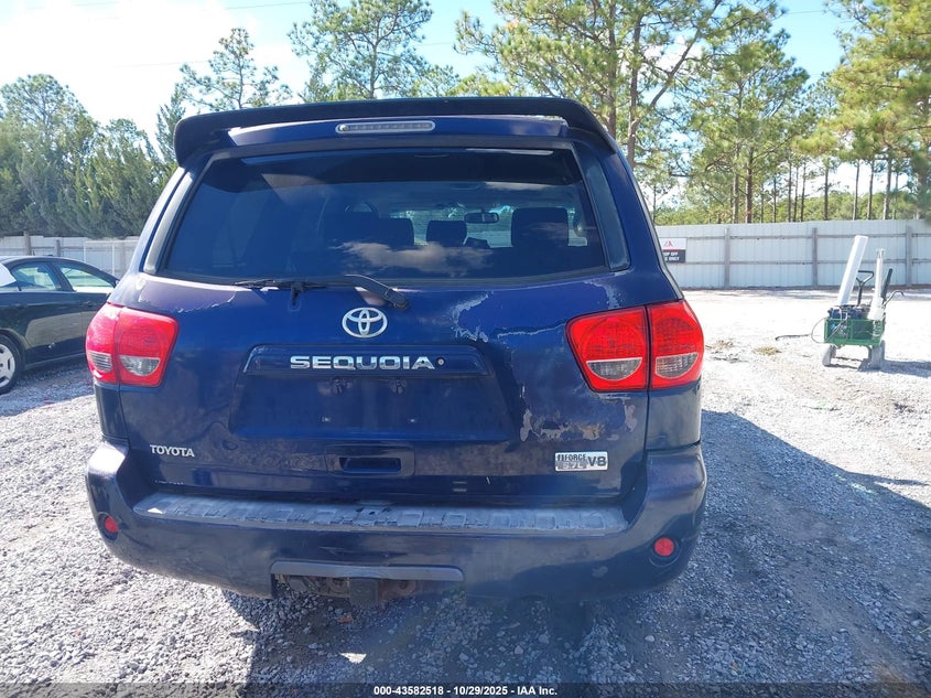 2008 Toyota Sequoia Sr5 5.7L V8 VIN: 5TDZY64A28S000273 Lot: 43582518