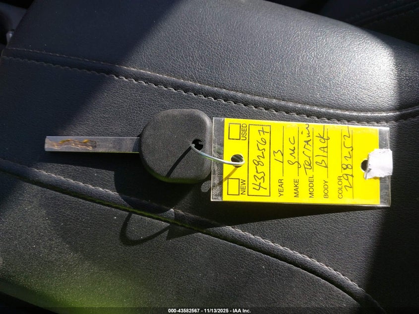 2013 GMC Terrain Sle-1 VIN: 2GKFLREKXD6298252 Lot: 43582567