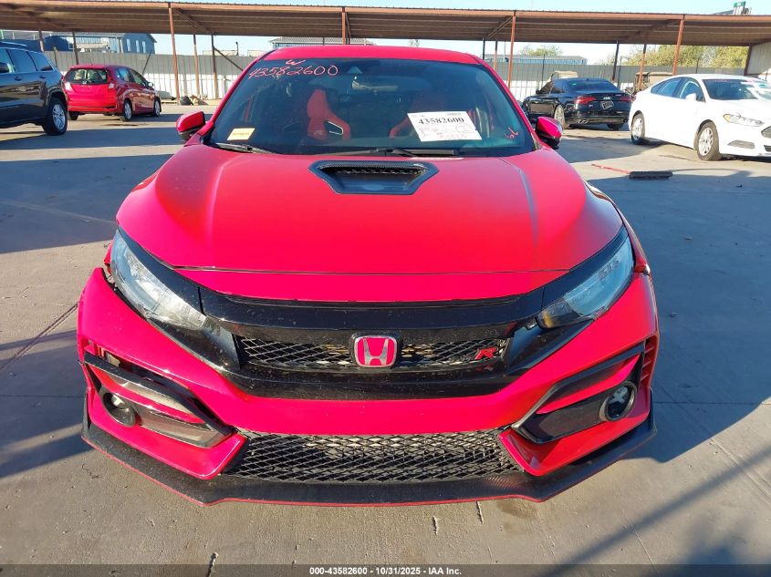 2020 Honda Civic Type R Touring VIN: SHHFK8G74LU200275 Lot: 43582600