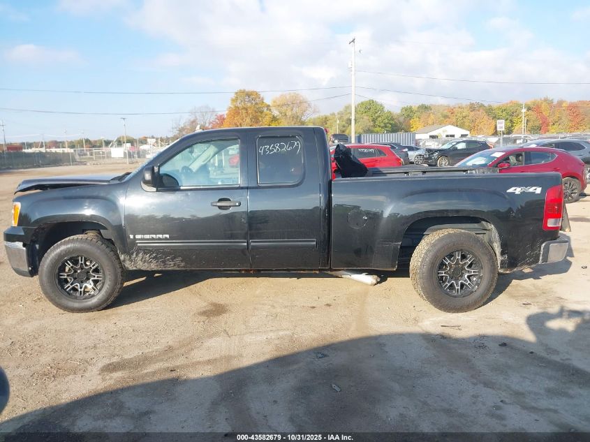 2009 GMC Sierra 1500 Sl/Work Truck VIN: 1GTEK19C89Z254874 Lot: 43582679