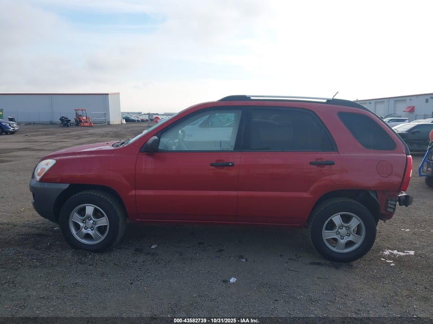 2007 Kia Sportage Lx VIN: KNDJF724077379367 Lot: 43582739