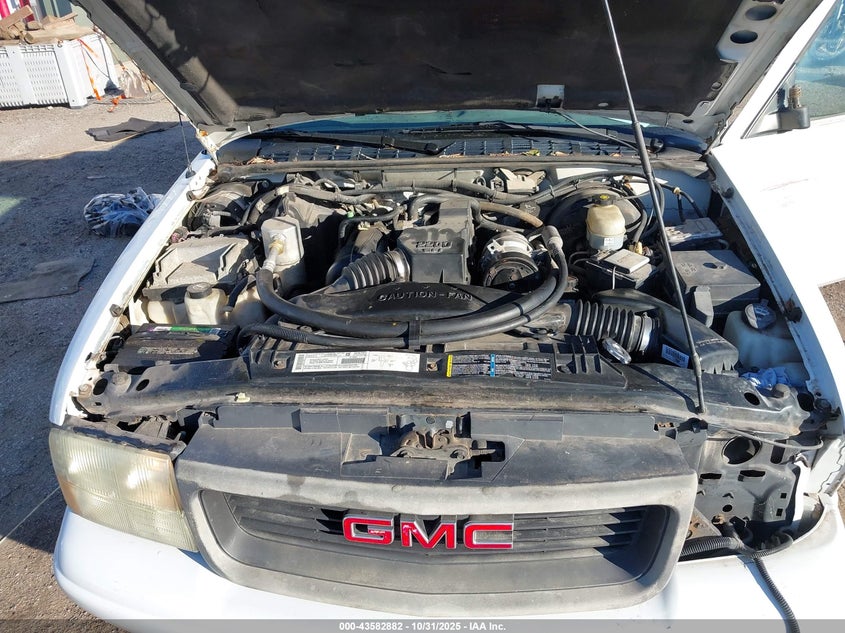 2003 GMC Sonoma Sl VIN: 1GTCS14H938214908 Lot: 43582882