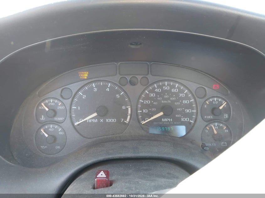 2003 GMC Sonoma Sl VIN: 1GTCS14H938214908 Lot: 43582882