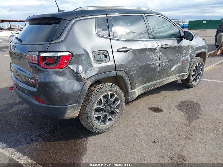 Vin: 3c4njddb6kt618113, lot: 44078092, jeep compass trailhawk 4x4 20194