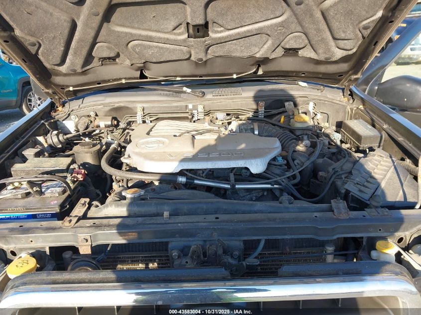 2001 Nissan Pathfinder Le VIN: JN8DR09Y51W612794 Lot: 43583004