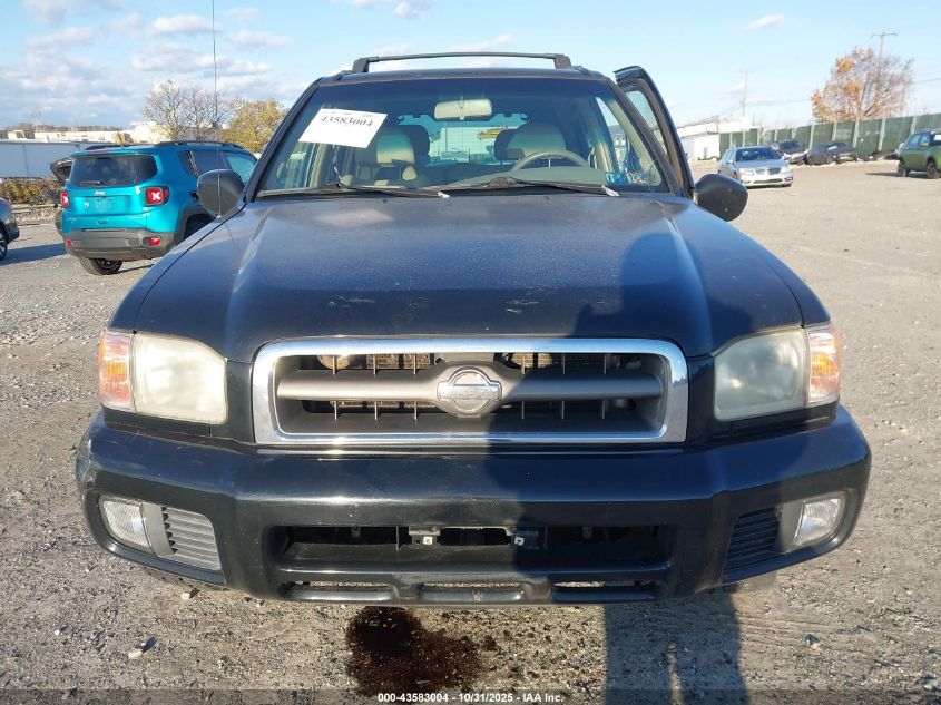 2001 Nissan Pathfinder Le VIN: JN8DR09Y51W612794 Lot: 43583004