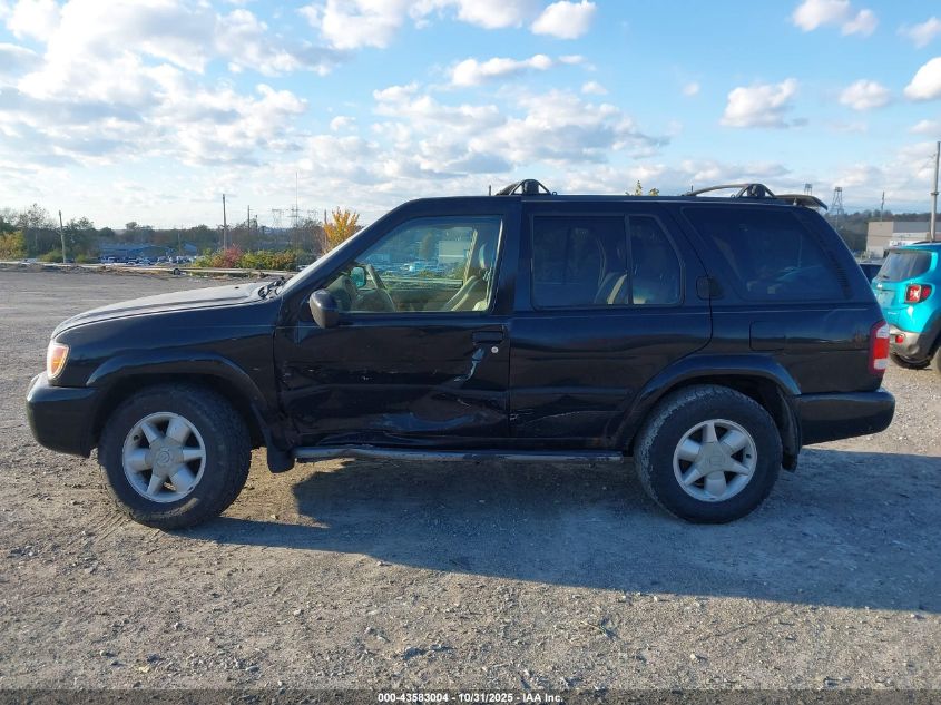 2001 Nissan Pathfinder Le VIN: JN8DR09Y51W612794 Lot: 43583004