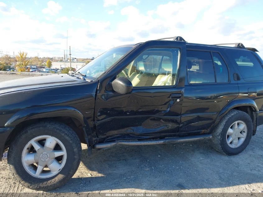 2001 Nissan Pathfinder Le VIN: JN8DR09Y51W612794 Lot: 43583004