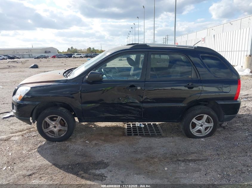 2010 Kia Sportage Lx VIN: KNDKG3A46A7692751 Lot: 43583039