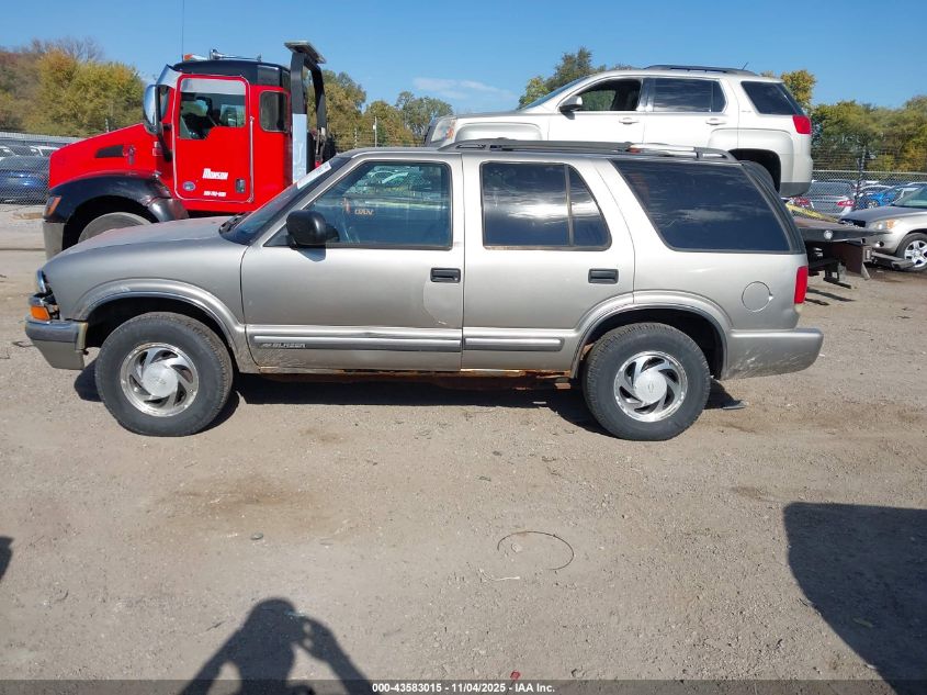 2001 Chevrolet Blazer Lt VIN: 1GNDT13W51K237210 Lot: 43583015