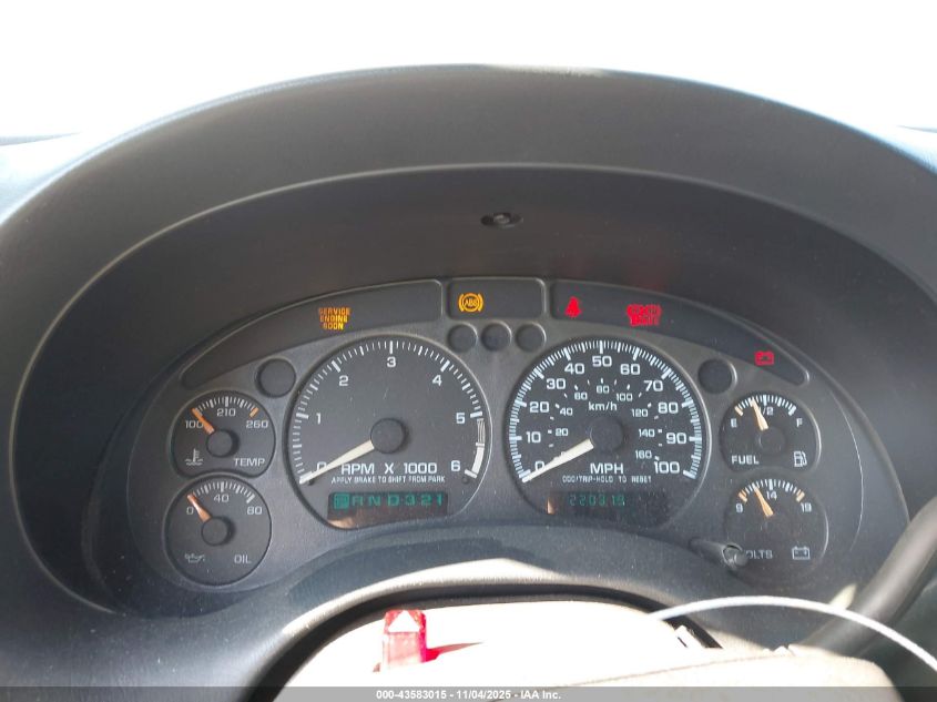 2001 Chevrolet Blazer Lt VIN: 1GNDT13W51K237210 Lot: 43583015