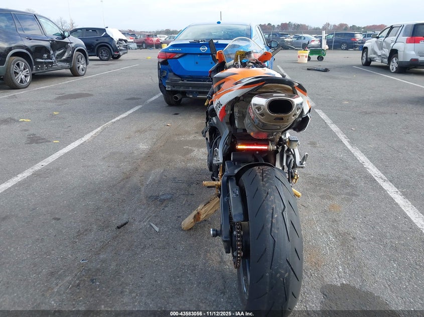 2007 Honda Cbr600 Rr VIN: JH2PC40047M005659 Lot: 43583056