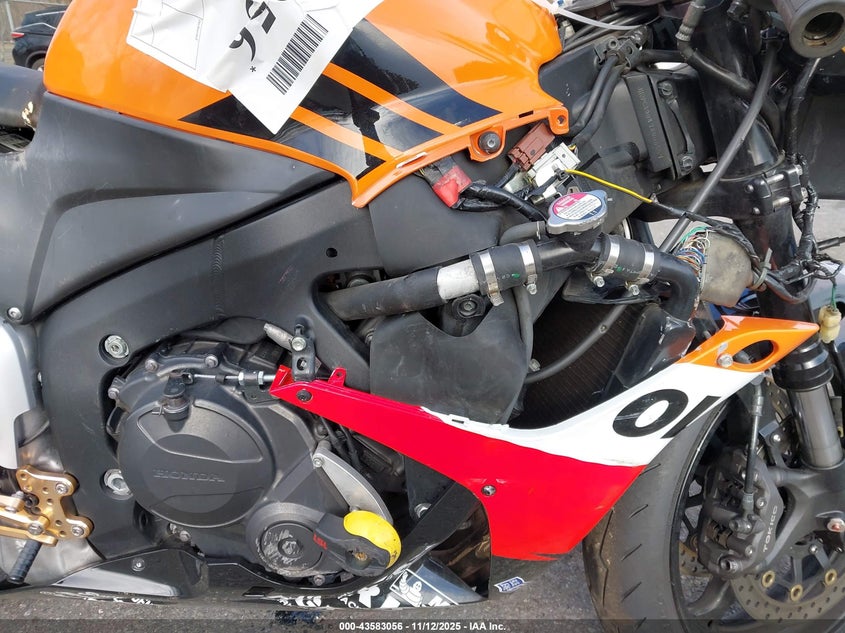 2007 Honda Cbr600 Rr VIN: JH2PC40047M005659 Lot: 43583056