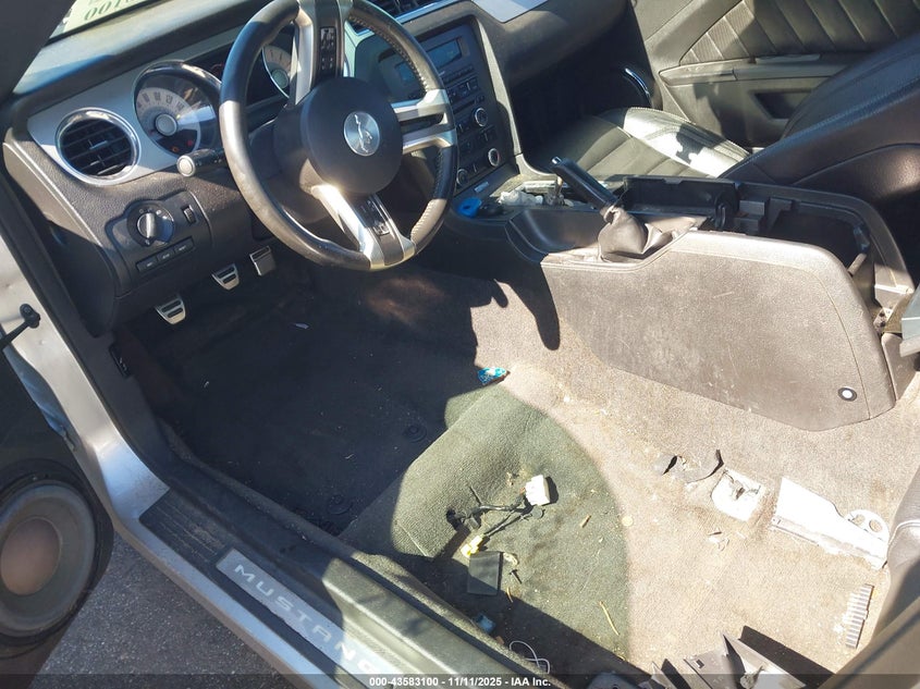 2012 Ford Mustang V6 Premium VIN: 1ZVBP8AM7C5206067 Lot: 43583100