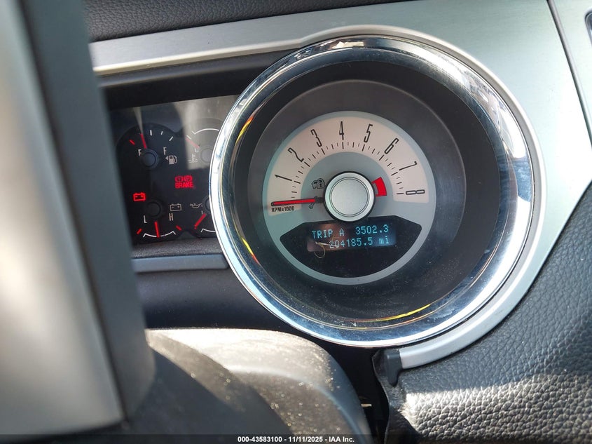 2012 Ford Mustang V6 Premium VIN: 1ZVBP8AM7C5206067 Lot: 43583100