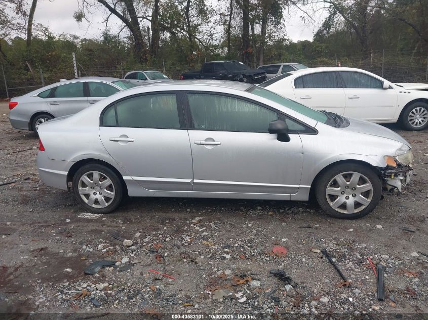 2009 Honda Civic Lx VIN: 2HGFA16519H355530 Lot: 43583101