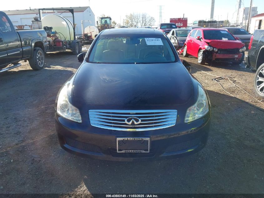 2009 Infiniti G37X VIN: JNKCV61F49M357092 Lot: 43583149