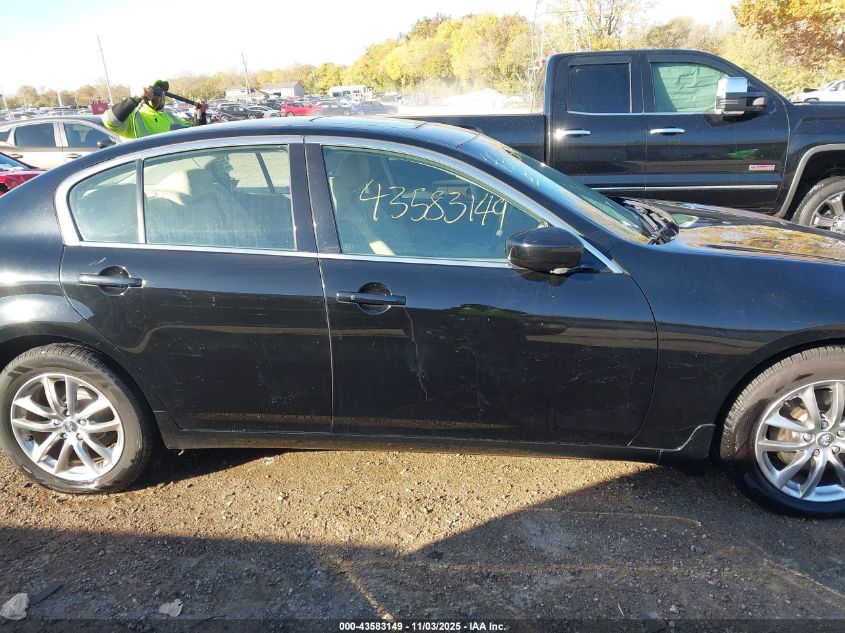 2009 Infiniti G37X VIN: JNKCV61F49M357092 Lot: 43583149