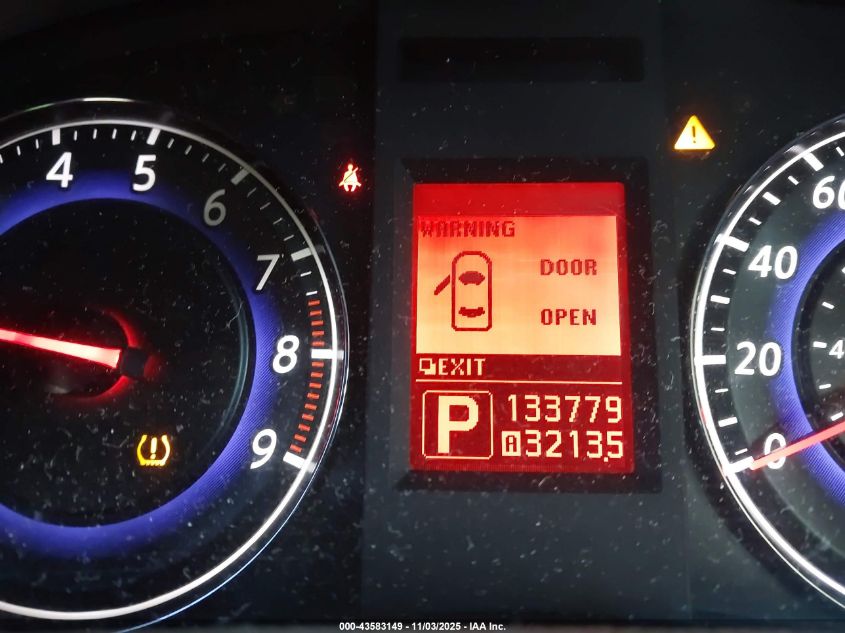 2009 Infiniti G37X VIN: JNKCV61F49M357092 Lot: 43583149