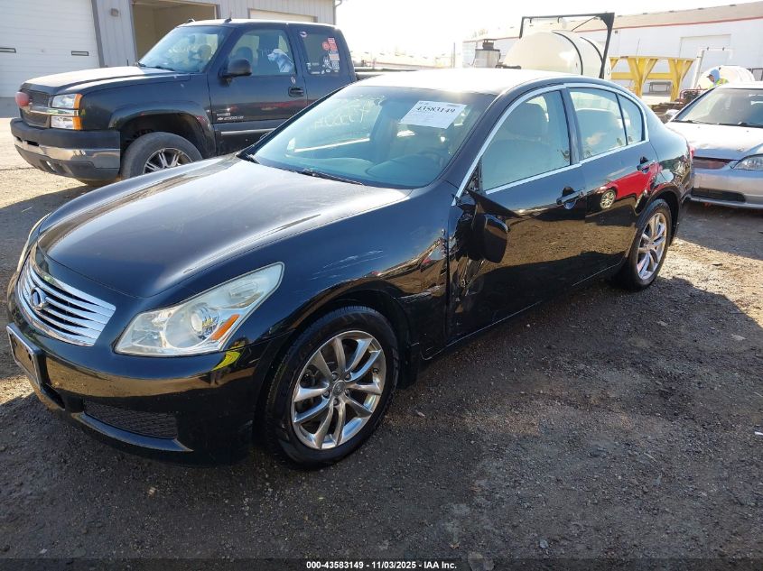2009 Infiniti G37X VIN: JNKCV61F49M357092 Lot: 43583149
