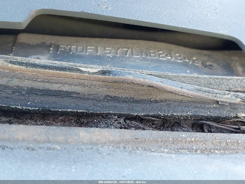 1990 Ford F150 VIN: 1FTDF15Y7LNB24343 Lot: 43583129