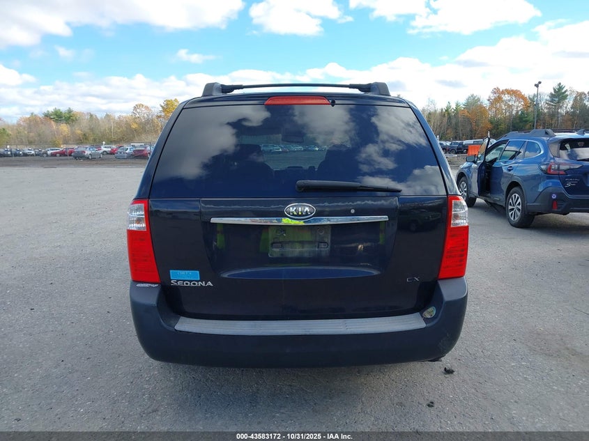 2007 Kia Sedona Ex VIN: KNDMB233276159414 Lot: 43583172