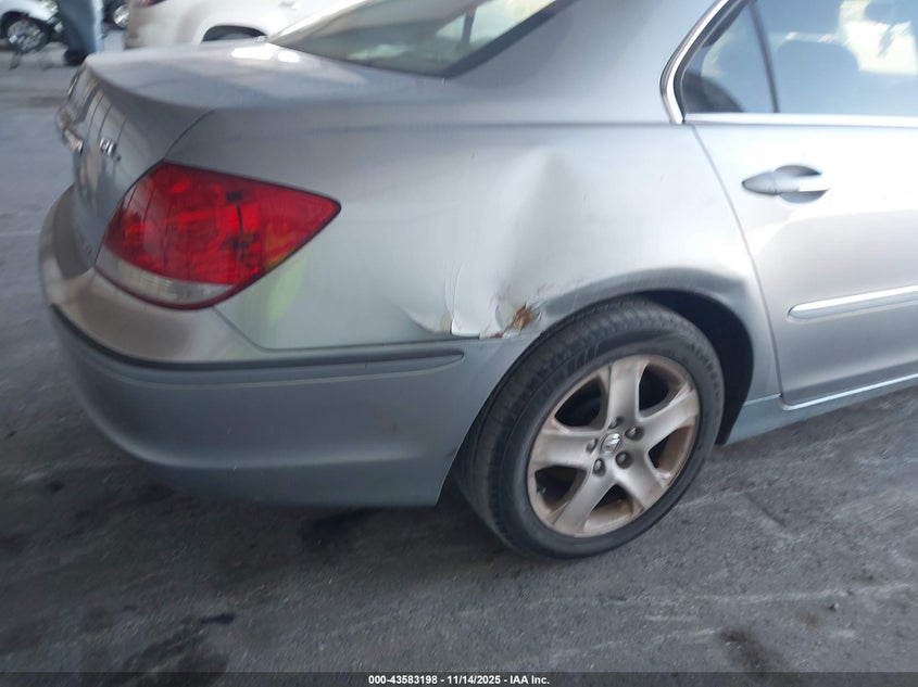 2006 Acura Rl 3.5 VIN: JH4KB16586C004573 Lot: 43583198