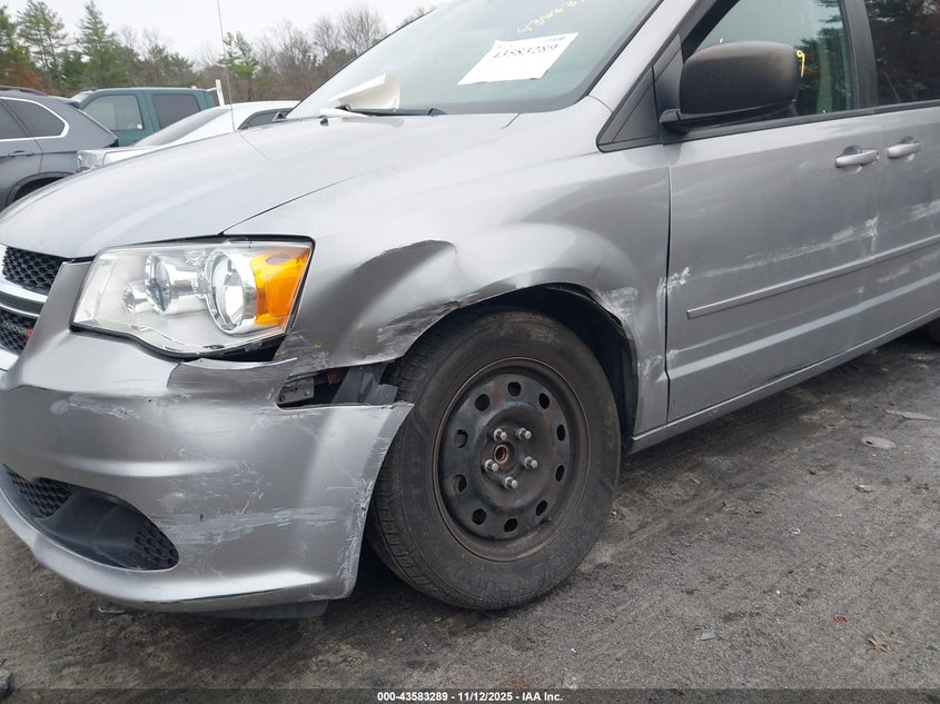 2016 Dodge Grand Caravan Se VIN: 2C4RDGBG1GR211772 Lot: 43583289