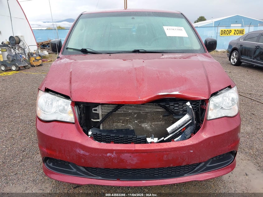 2015 Dodge Grand Caravan Se VIN: 2C4RDGBG6FR623412 Lot: 43583388