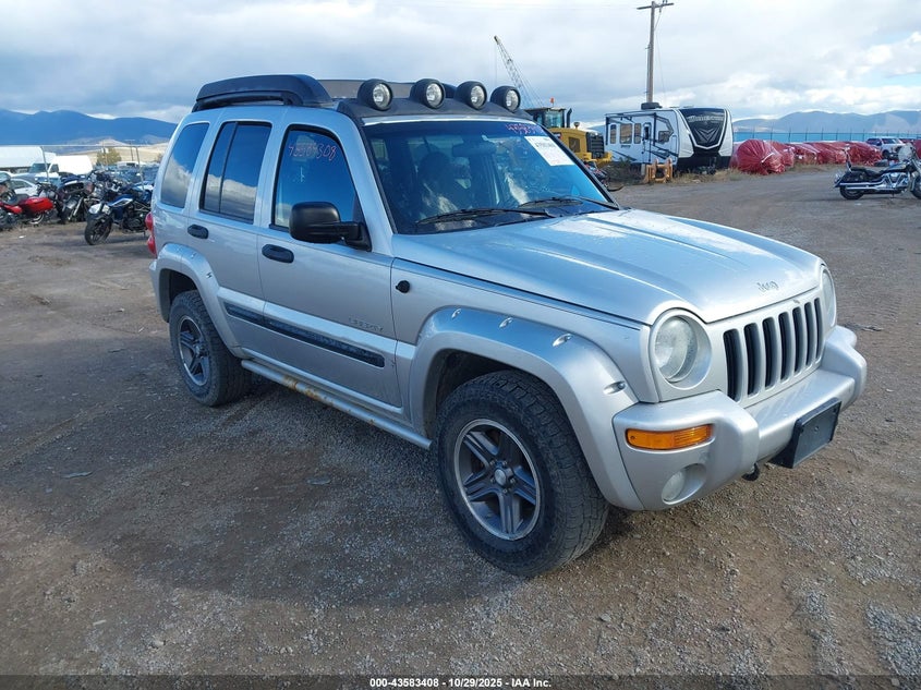 2004 Jeep Liberty Renegade silver suv gasoline 1J4GL38K54W141544 photo #1