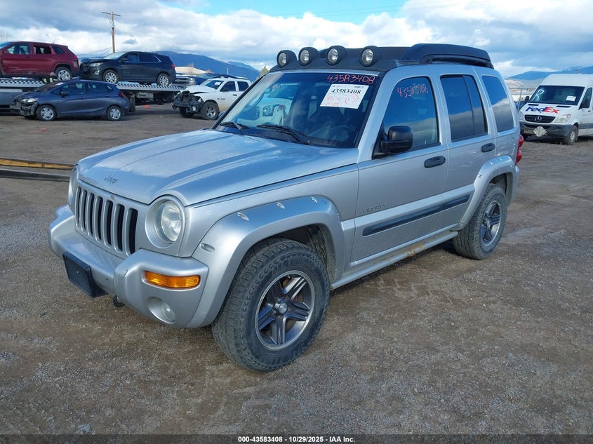 2004 Jeep Liberty Renegade silver suv gasoline 1J4GL38K54W141544 photo #3