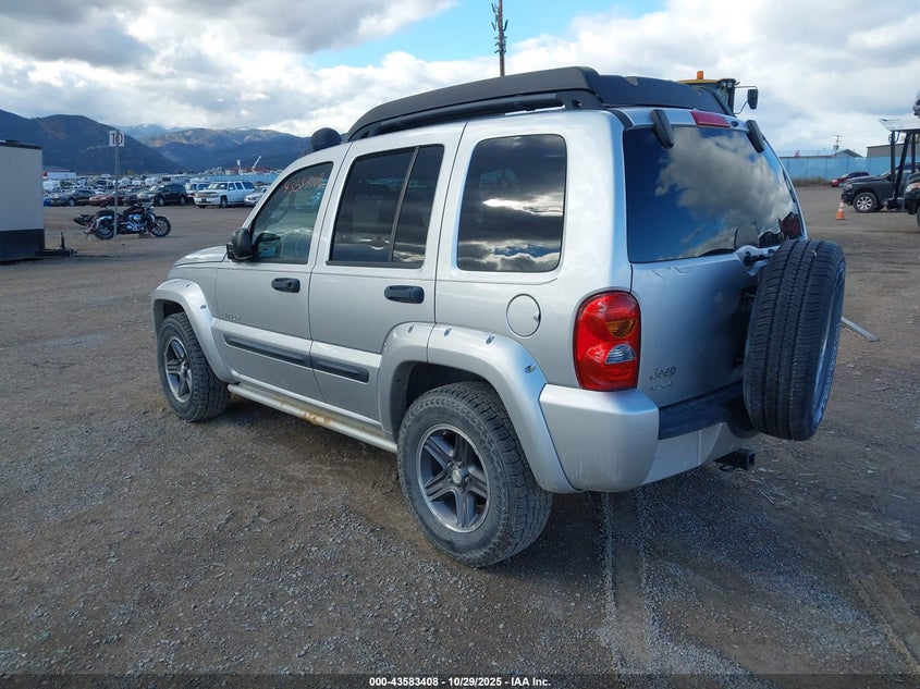 2004 Jeep Liberty Renegade silver suv gasoline 1J4GL38K54W141544 photo #4