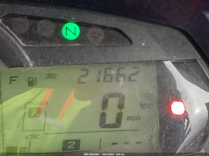 2015 Kawasaki Zx1000 M VIN: JKAZXCM16FA005756 Lot: 43583467