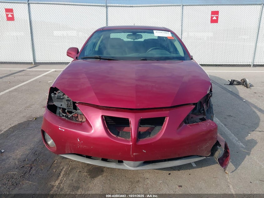 2008 Pontiac Grand Prix VIN: 2G2WP552681141625 Lot: 43583483